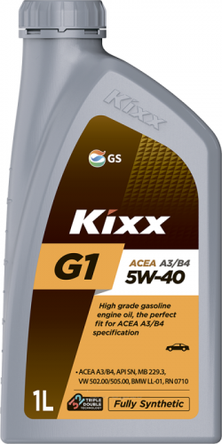 Масло KIXX G1 5W40 A3/B4  1л  синт.